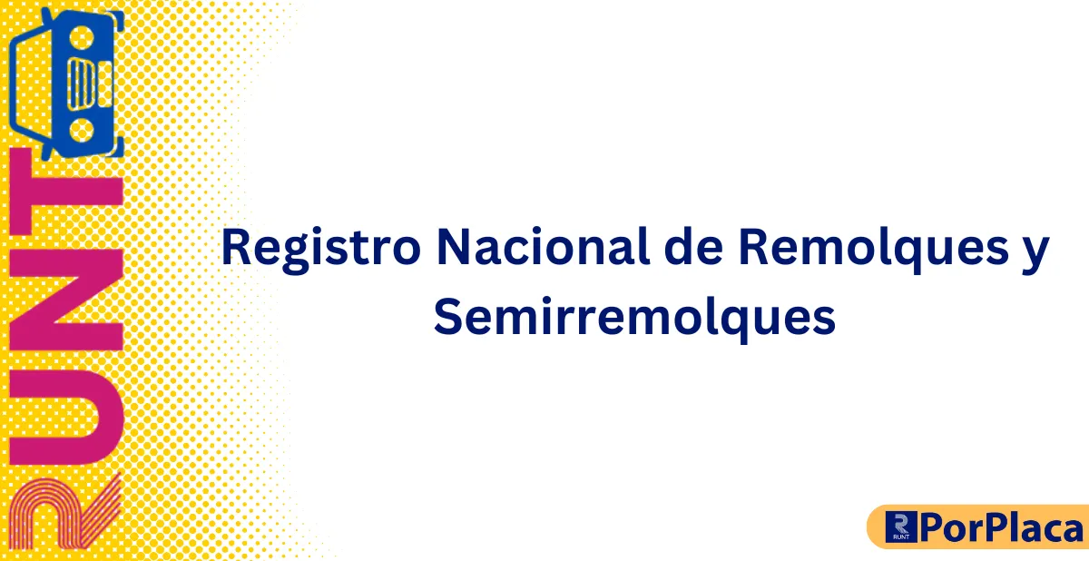 Registro Nacional de Remolques y Semirremolques